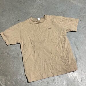 New Balance Men's Beige Short Sleeve Tee
